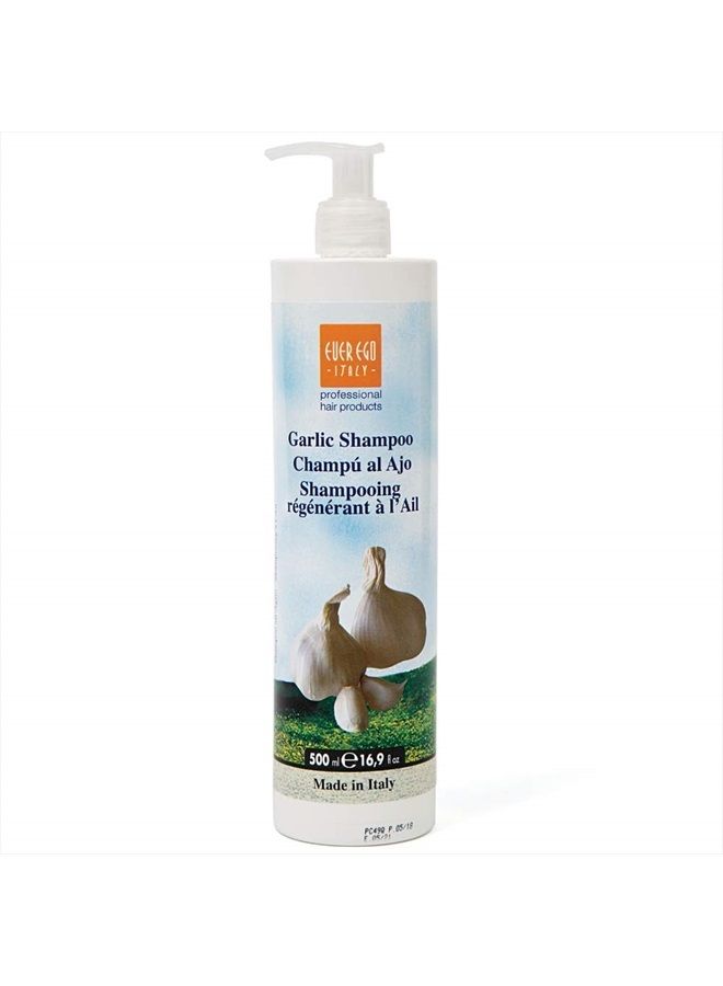 Garlic Shampoo For Damaged, Bleached or Colored Hair | Repairing And Hydrating Hair Care Product For Men And Women | 500ml Bottle