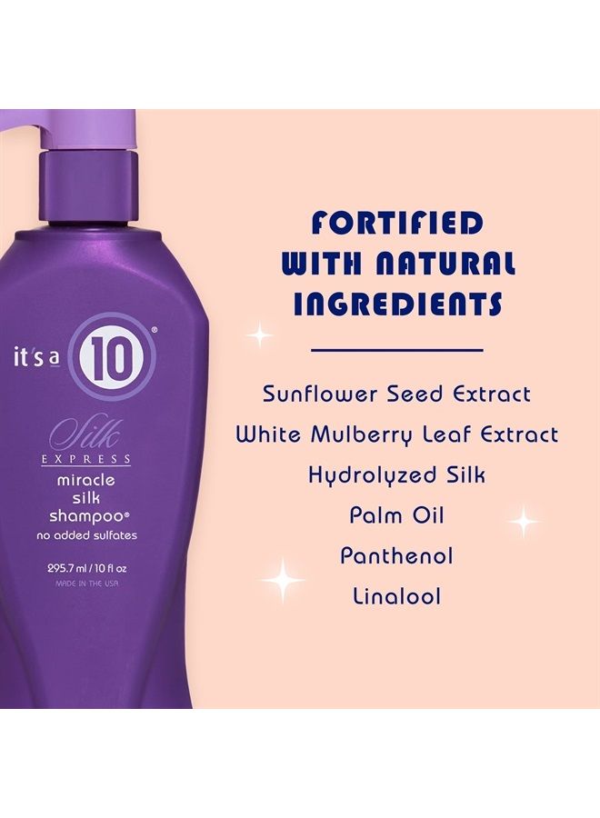 Silk Express Miracle Silk Shampoo, 10 fl. oz. (Pack of 1)
