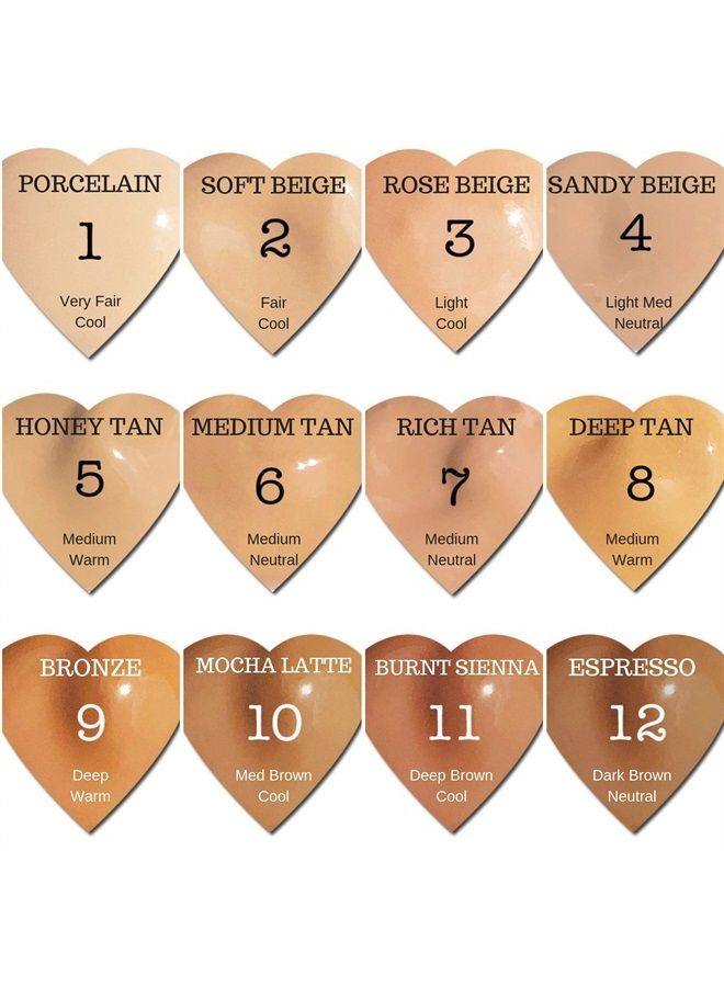 (SANDY BEIGE) Better'n Ur Skin Liquid Foundation – Natural – Organic - Gluten Free - Vegan - Cruelty Free - Palm Free - Natural Sun Protection – Healthy, Buildable Coverage - 1 oz.
