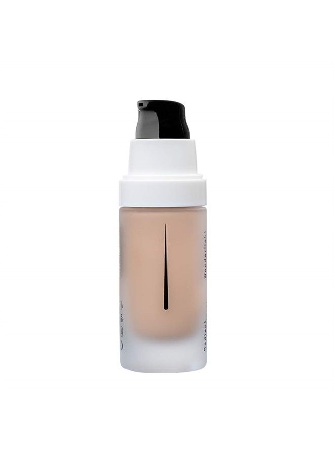 Radiant Professional Wonderlight Serum Liquid Foundation for Makeup Kit - Alternative to Bronzer Powder - Color Corrector & Under Eye Concealer - Matte Eyeshadow Base - 1.01 oz - Porcelain Beige (01)