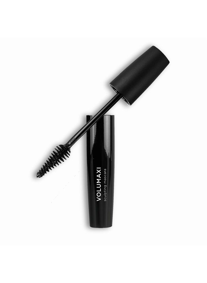 Volumaxi Sculpting Black Mascara - Volumzing, Buildable, Lengthening, Defining, Multiplying, Curling Mascara, Eyelash Eye Makeup Long Lasting Creamy Mascara for Fake Lash Effect 18ml