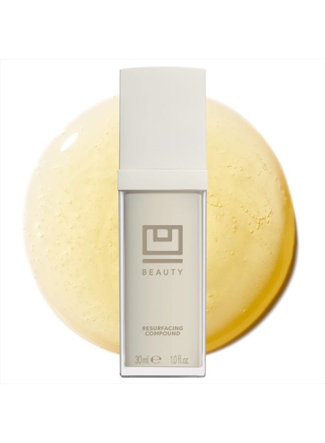 Resurfacing Compound - Anti-Aging Daily Serum with Mandelic Acid, a Gentle Blend of Exfoliants, Retinol + Vitamin C for Smoother, Brighter, & Revitalized-Looking Skin- 1.0 fl.oz