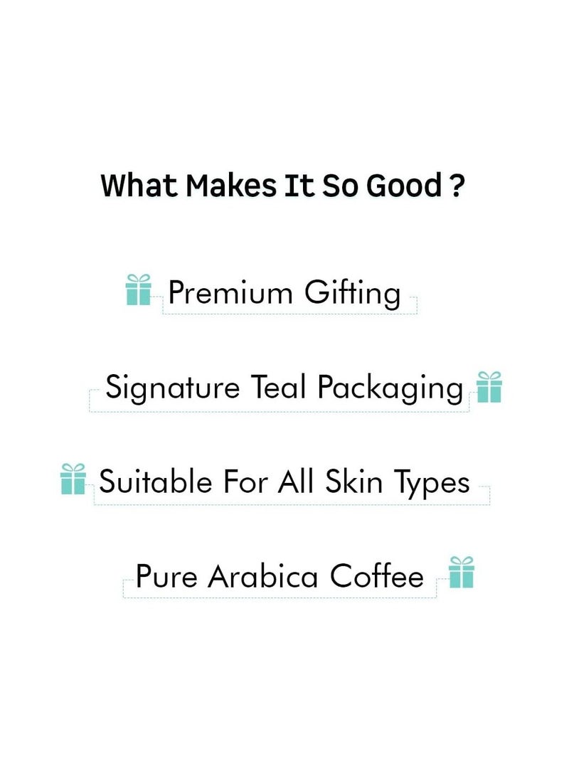 mCaffeine Gift Set Skin Care Kit Set of 4