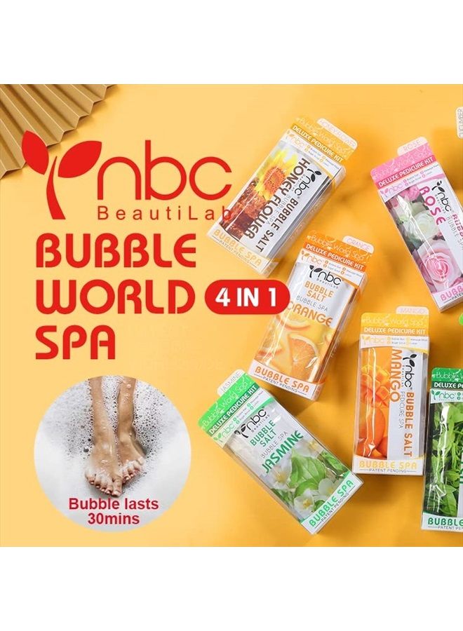 Foot Pedicure Spa Set,Foot Soak Spa Home Pedicure Kit with Bath Salt, Moisturizing Foot Scrub Cream Lotion, Foot Care for Dead Skin, Dry Cracked Feet, Make Baby Soft Feet, 3 Set