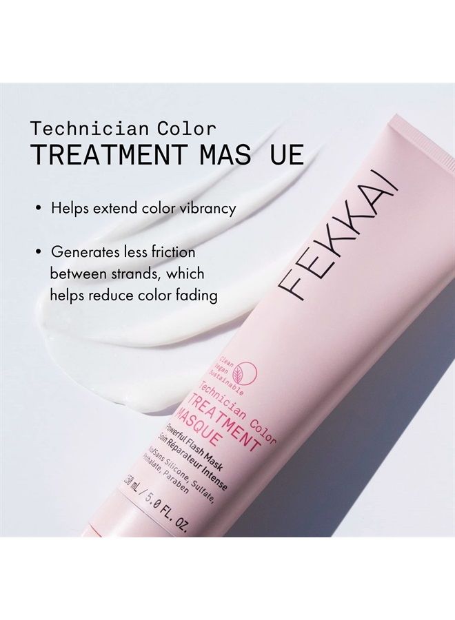 Technician Color Treatment Masque - 5 oz - Extends Vibrancy of Color-Treated Hair - Salon Grade, EWG Compliant, Vegan & Cruelty Free