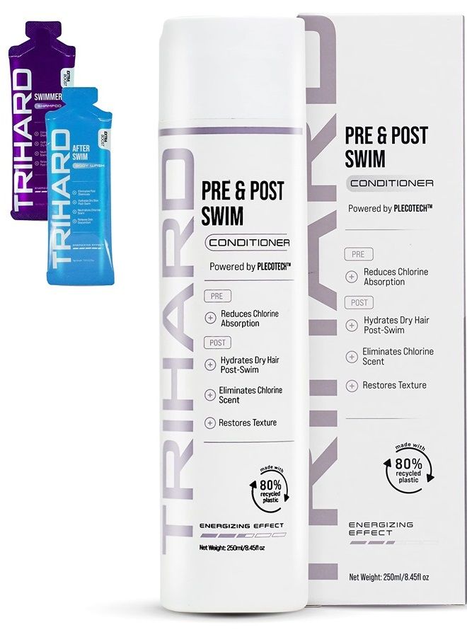 Pre & Post Swim Conditioner | Swimmers Conditioner | Pre Swim Hair Protection | Chlorine Removal Solution (Pack of 1)