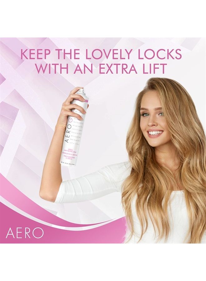 TRI Aerogel Hairspray - Non-Toxic Hair Finishing Spray for Styling, Volumizing and Holding Curly Hair with Flexible Hold - For Women and Men - Pack of 4 (10.5 oz)