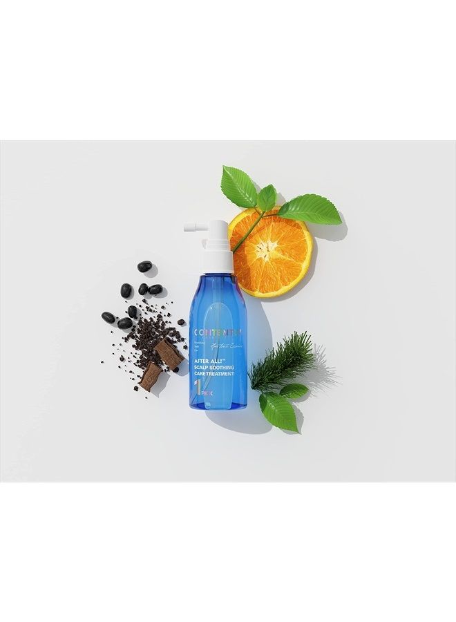 CONTENTLY AFTER ALL! Scalp Soothing Care Treatment | Daily Scalp Cooling Tonic with Probiotics & Ginger Extract For Itchy & Flaky Scalps | 4.06 fl.oz.