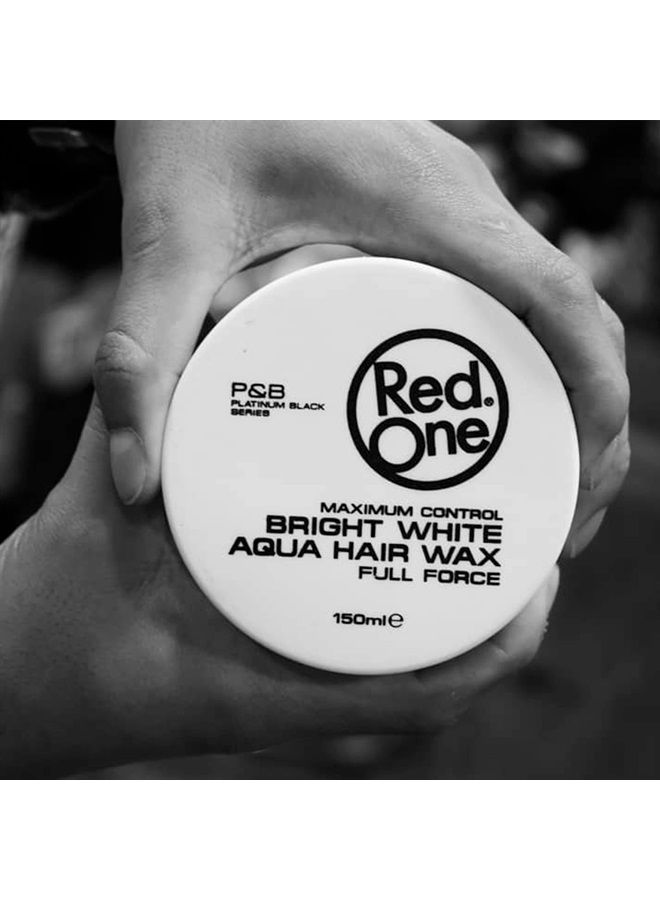 Bright White Aqua Hair Wax 150ml