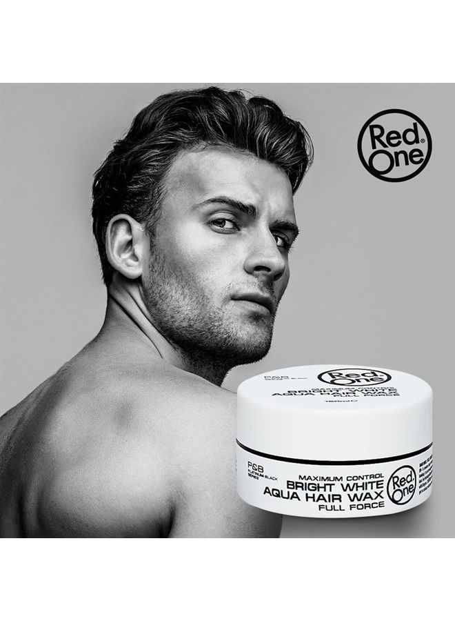 Bright White Aqua Hair Wax 150ml
