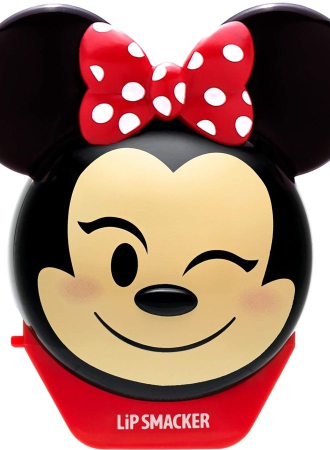 Disney Minnie Mouse Emoji Lip Balm, Strawberry Lemonade Flavored, Clear, For Kids