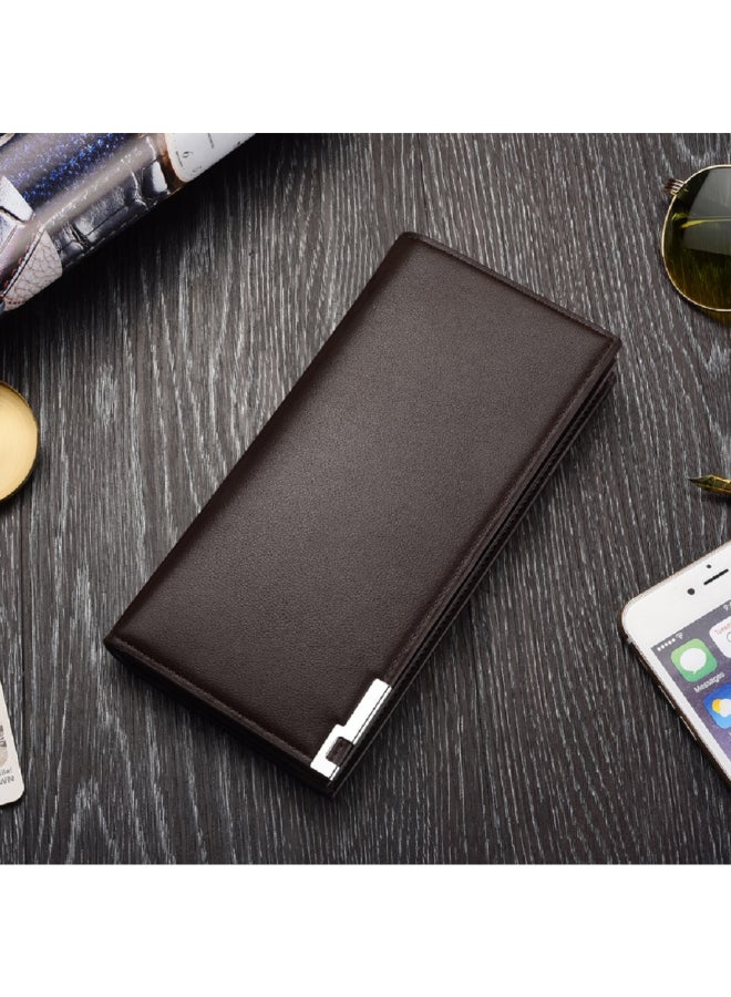 Comfortable And Stylish Long Wallet Brown