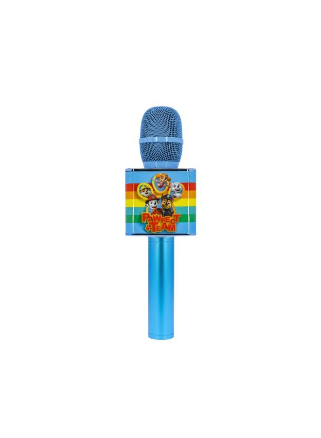 Paw Patrol Perfect Team Karaoke Microphone with Bluetooth Speaker - Blue