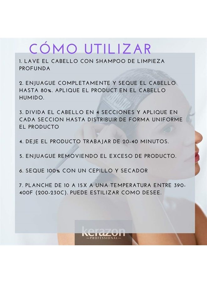 Blonde Brazilian Hair Botox Treatment Purple Mask Platinum Effect & Silver Hair Providing Smoothing, Deep Hydration, Anti-Brass, Shine, Softness, Volume & Frizz Control. Packaging may vary.