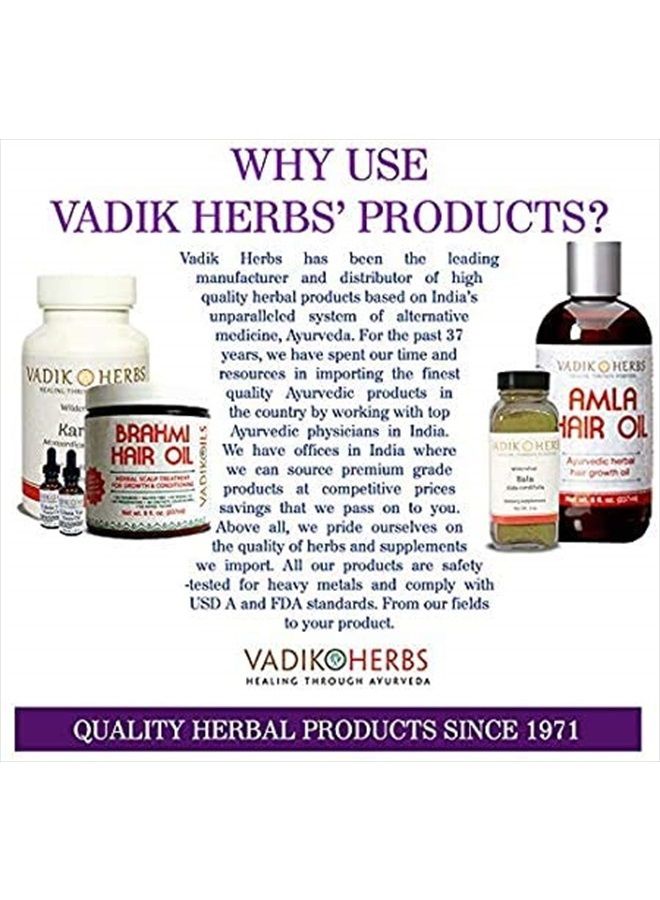 Bringraj (Bhringraj) Hair Oil (8 oz) by Vadik Herbs | Herbal hair growth oil and hair conditioning oil with Rosemary Oil | Great for hair loss, balding, thinning of hair, for beard growth, herbal scal