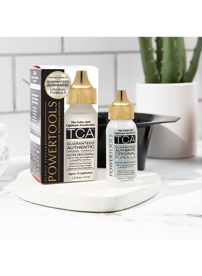 TCA, The Original Color And Lightener Accelerator | Guaranteed Authentic Original Formula l Cut Color Processing In Half | All-Natural High Grade Oil Blend (1.25 Fl Oz)