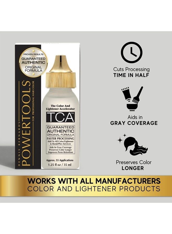 TCA, The Original Color And Lightener Accelerator | Guaranteed Authentic Original Formula l Cut Color Processing In Half | All-Natural High Grade Oil Blend (1.25 Fl Oz)