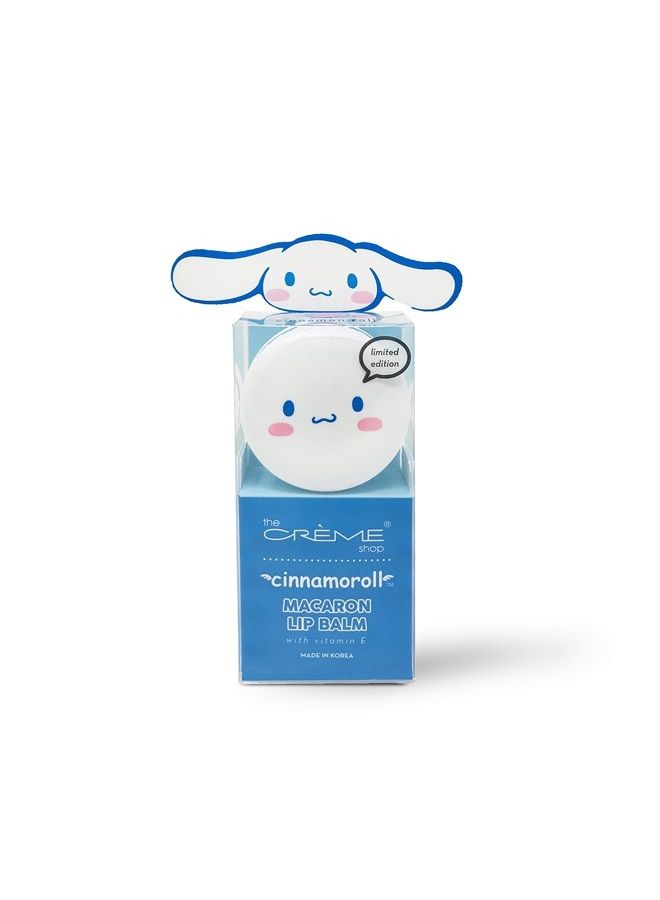 x Sanrio Hello Kitty Macaron Lip Balm (Cinnamoroll) Korean Cute Scented Pocket Portable Soothing Advanced Must-Have on-The-go