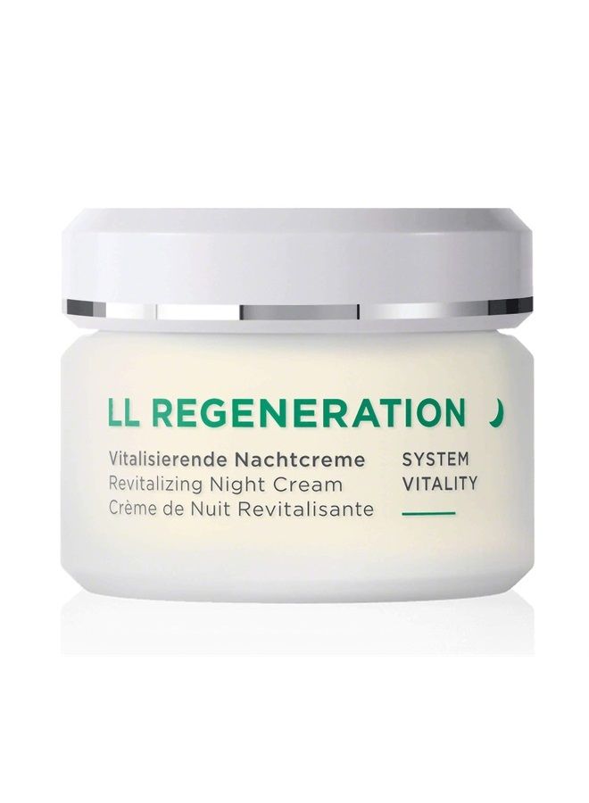 LL REGENERATION Revitalizing Night Cream - Natural Anti Aging Vitamin C, E and Retinoid Face Cream for Visibly Firmer and Wrinkle Free Skin - Step 4 of 5-1.69 Oz.
