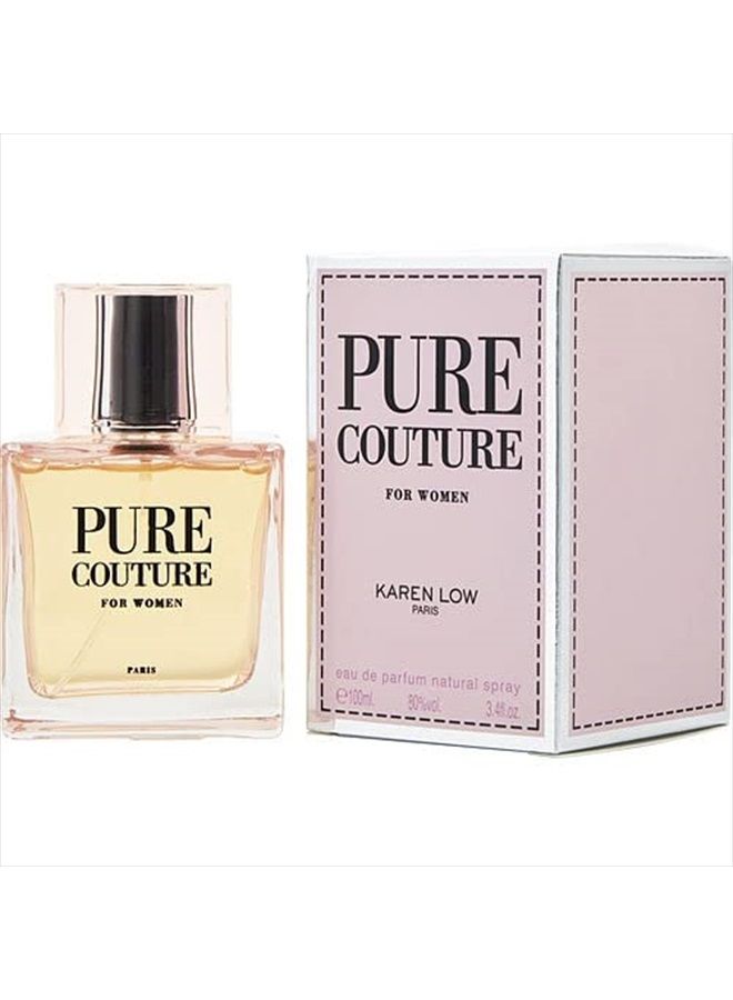 Pure Couture Eau de Parfum Spray for Women, 3.4 Ounce