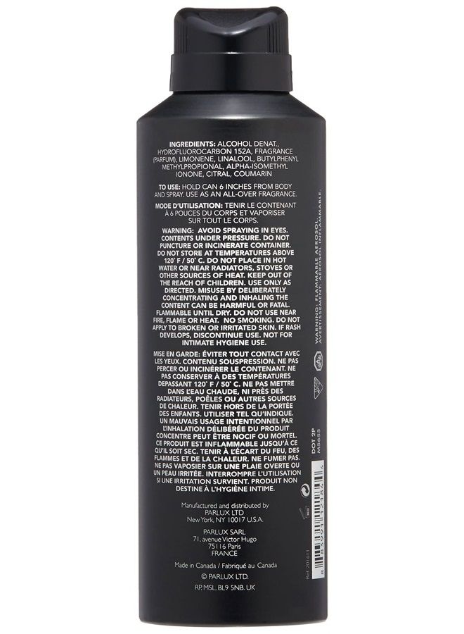 RSVP Body Spray for Men, 6 Oz