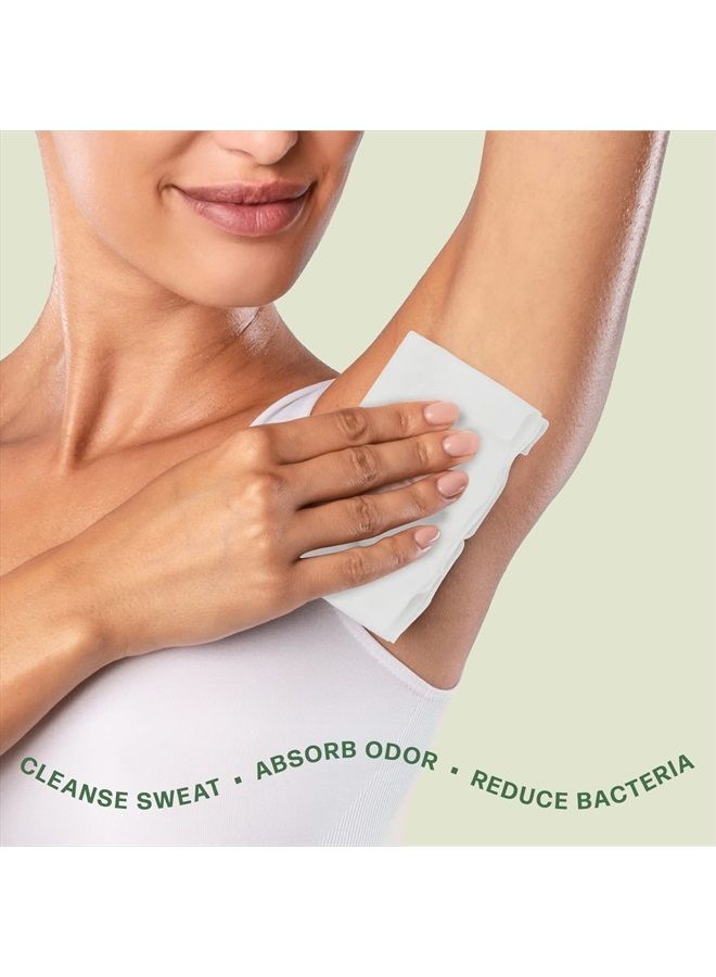 Refresh Deodorant Wipes - A Fresh Start When You're On the Go - Aluminum, Paraben, and Sulfate Free - Cucumber Scent - 50 Individually Wrapped Wipes