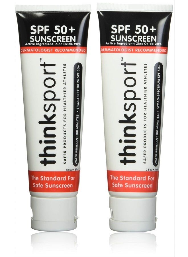 SPF 50 Plus Sunscreen, 3 Ounce-pack of 2