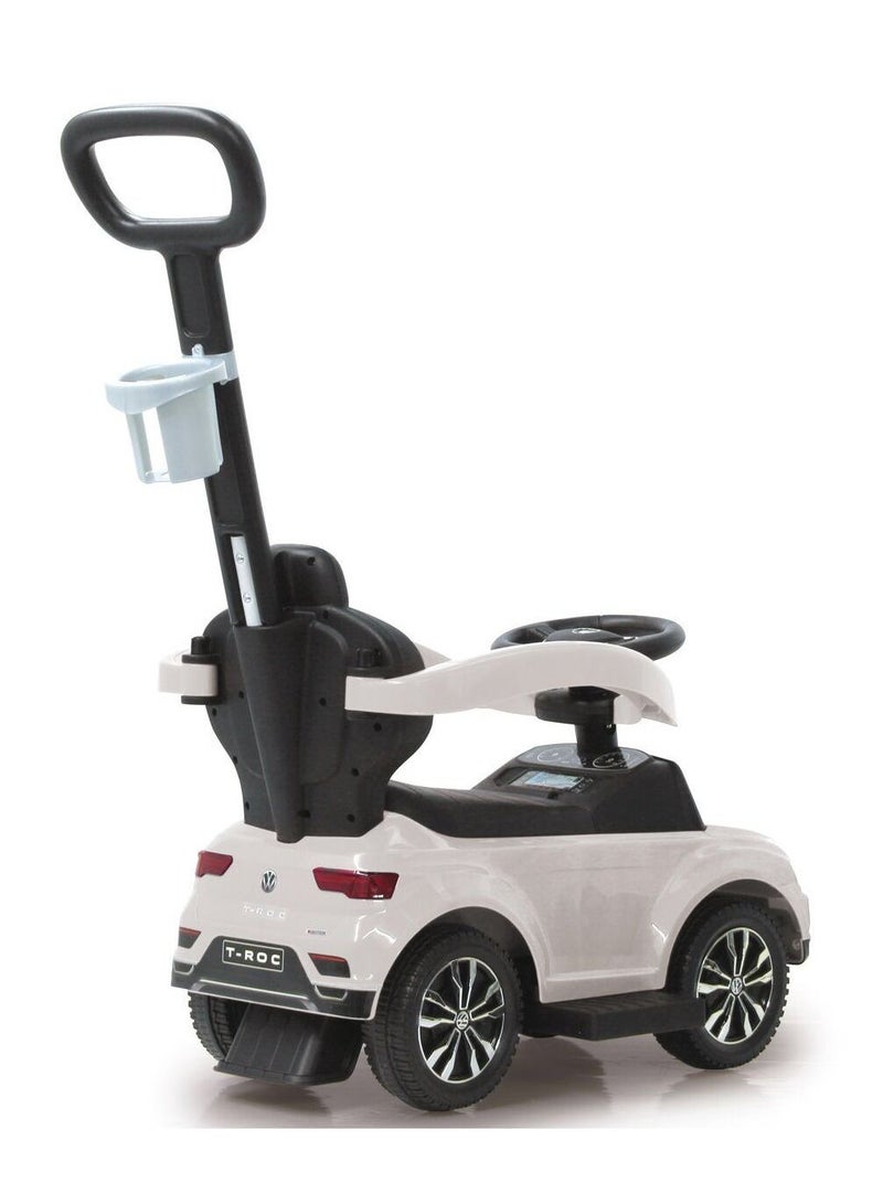 Volkswagen T-roc Ride-on Car with Handle White