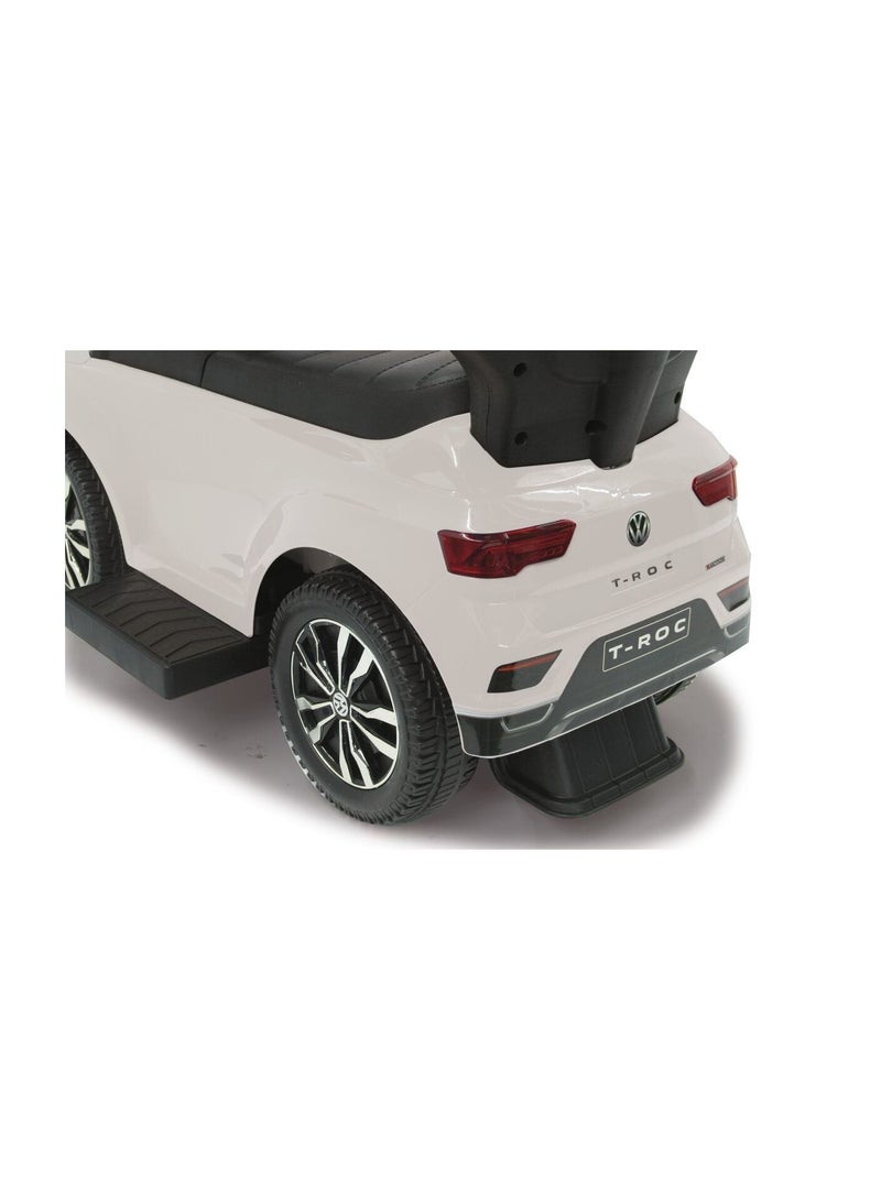 Volkswagen T-roc Ride-on Car with Handle White