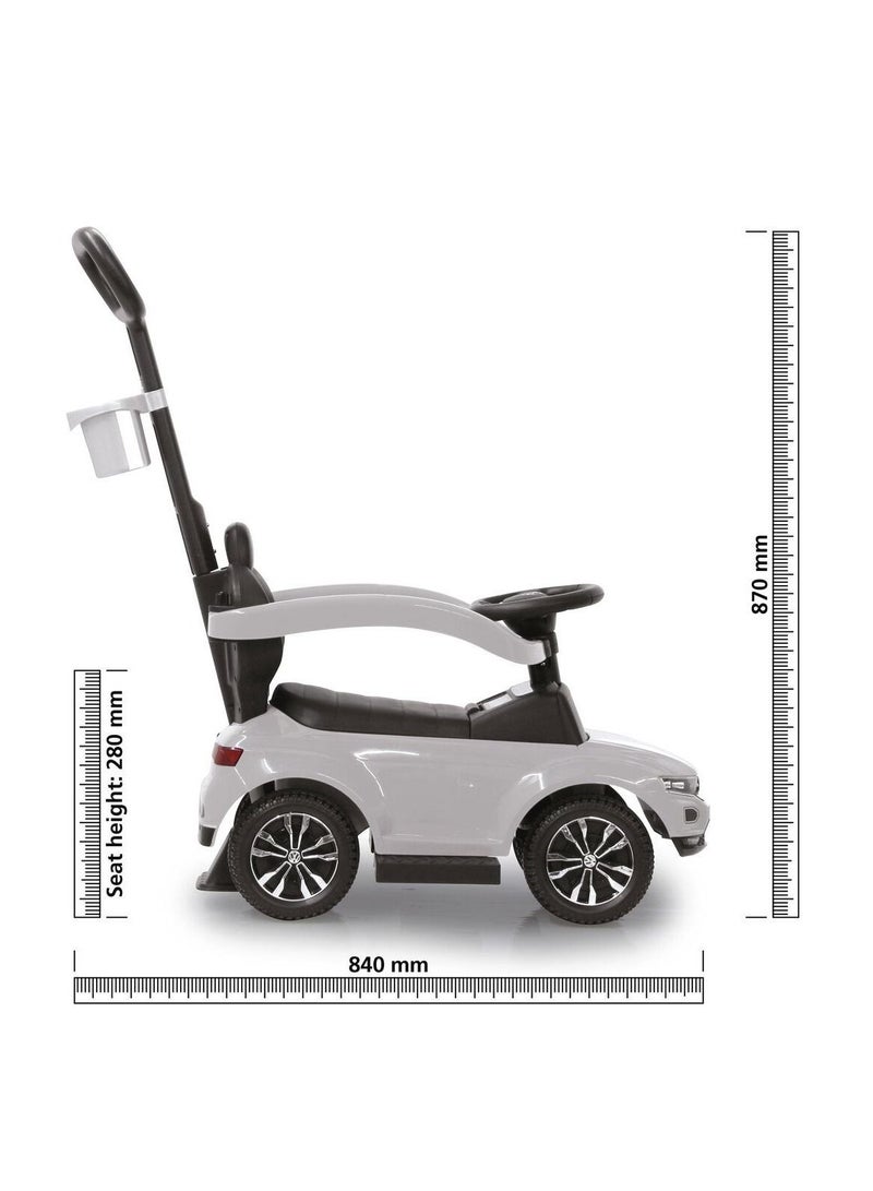 Volkswagen T-roc Ride-on Car with Handle White