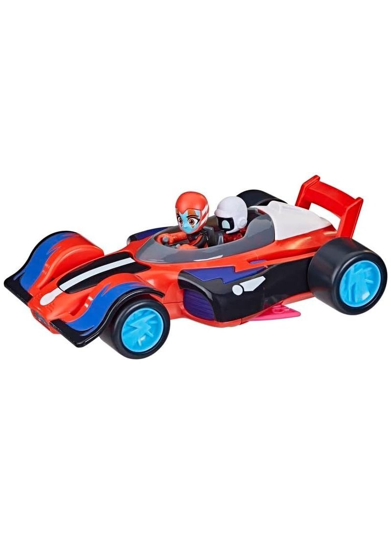 Animal Power Flash Cruiser Preschool Toy, Converting Car With Lights Or Sounds, Vehicle And Action Figure For Kids Ages 3 And Up