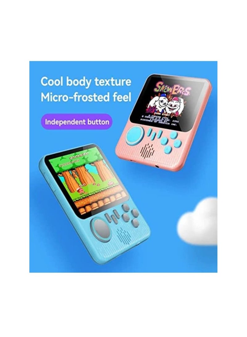 G7 Ultra-thin Mini Retro Handheld Portable Game Console 3.5-Inch LCD Color Screen Built-In 666 Game with Inbuilt Speaker Connect with TV Gameboy Best Gifts for Kids Game Box (colour per as available)