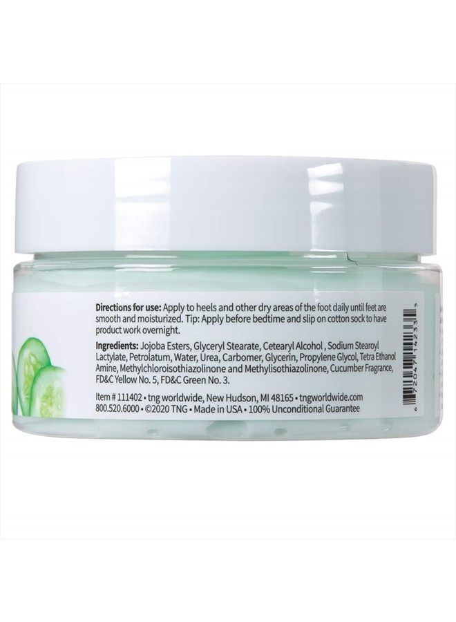 ForPro Cracked Heel Eliminator, Fresh Cucumber Scent, Intensive Repair Treatment for Rough, Dry & Cracked Heels, Reduces Calluses & Skin Build Up, 3.3 oz.