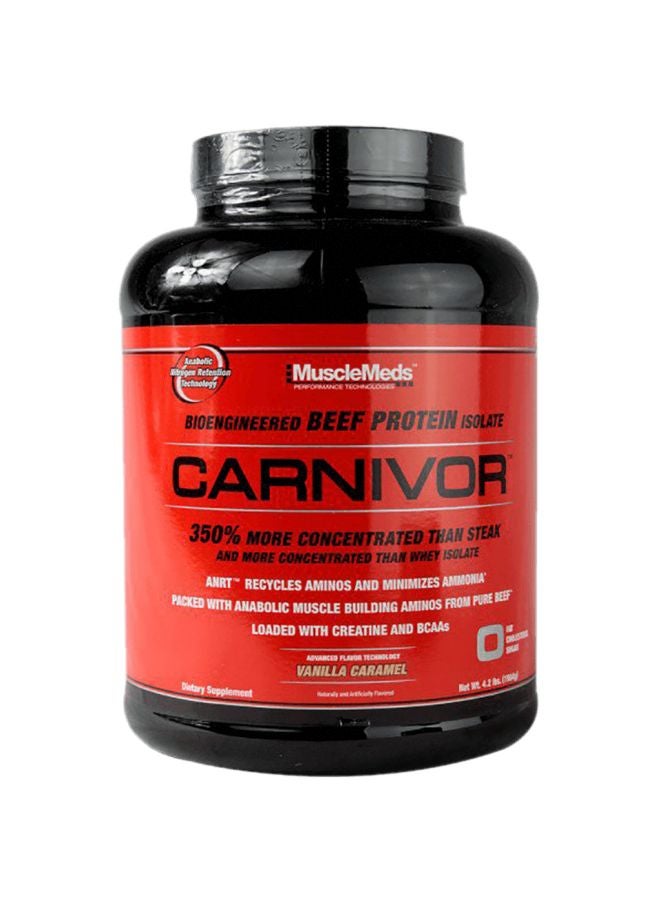 Carnivor Beef Protein Isolate Powder Dietary Supplements - Vanilla Caramel
