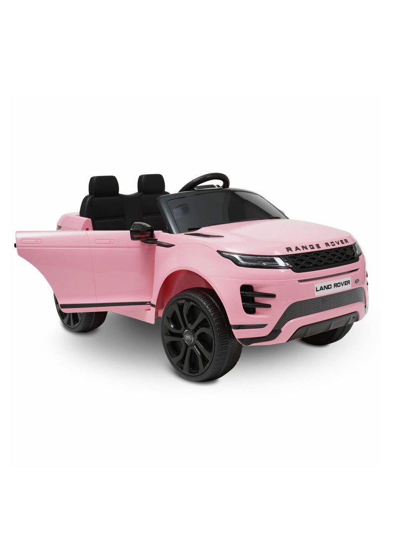 Range Rover Evoque Licensed Electric Car, 12V Ride On Car With Remote Control For Kids - Pink