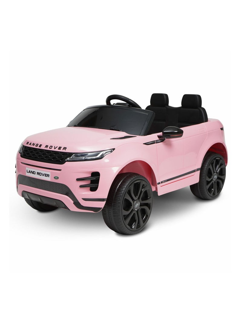 Range Rover Evoque Licensed Electric Car, 12V Ride On Car With Remote Control For Kids - Pink