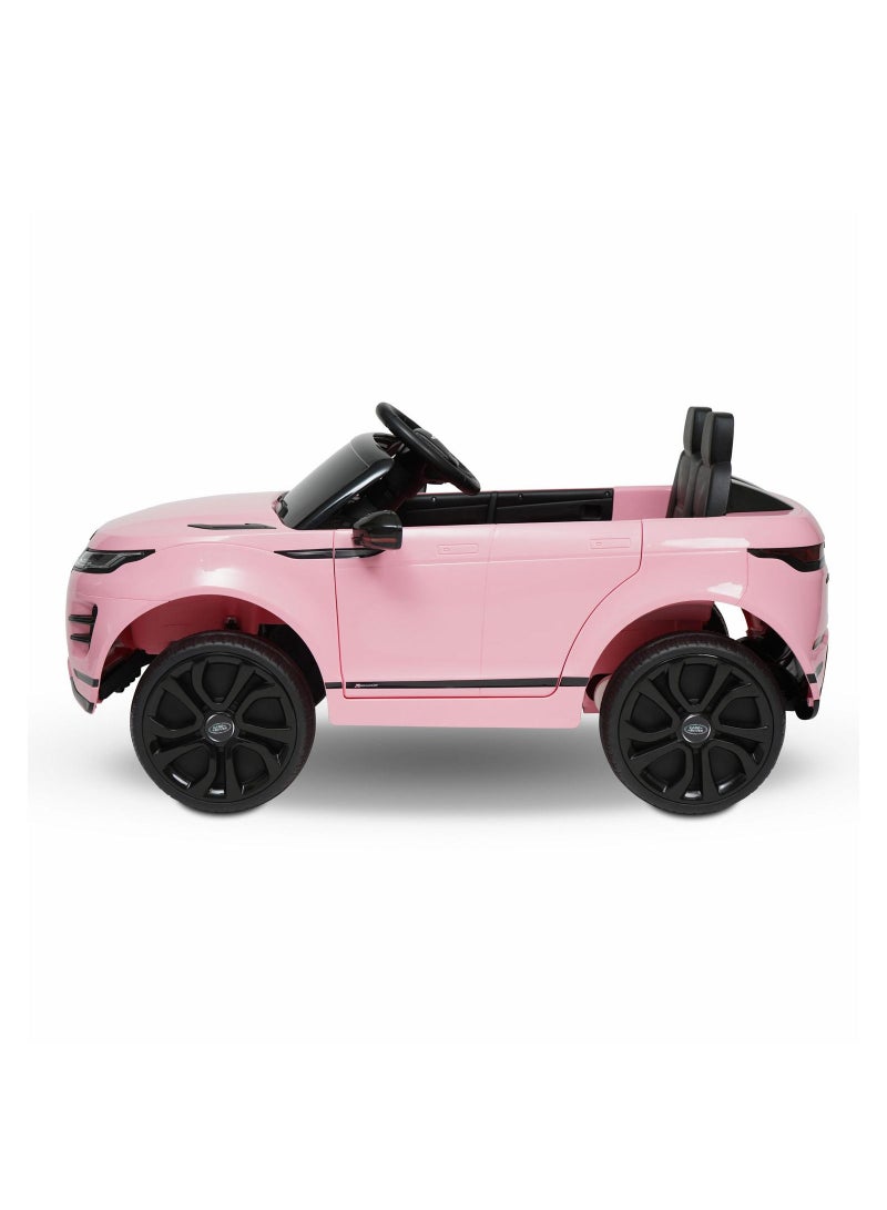Range Rover Evoque Licensed Electric Car, 12V Ride On Car With Remote Control For Kids - Pink