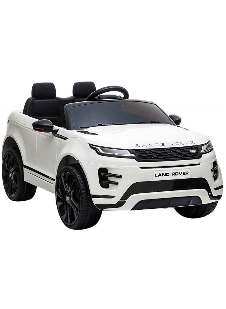 Range Rover Evoque Licensed Electric Car, 12V Ride On Car With Remote Control For Kids - White