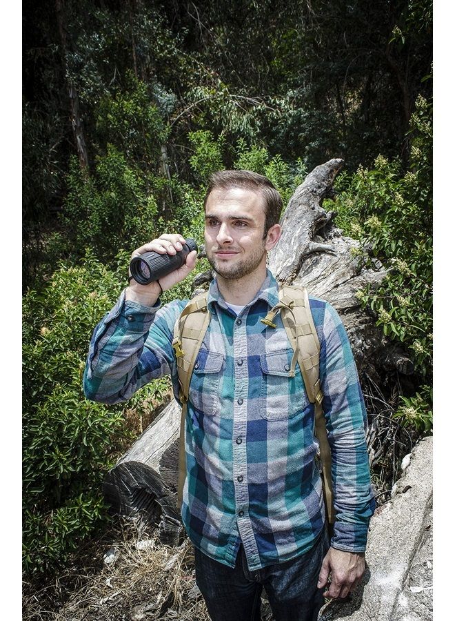 AA12130 Blackhawk 10x25 Waterproof Monocular for Birding, Hiking, Sports, Events, Theater, etc