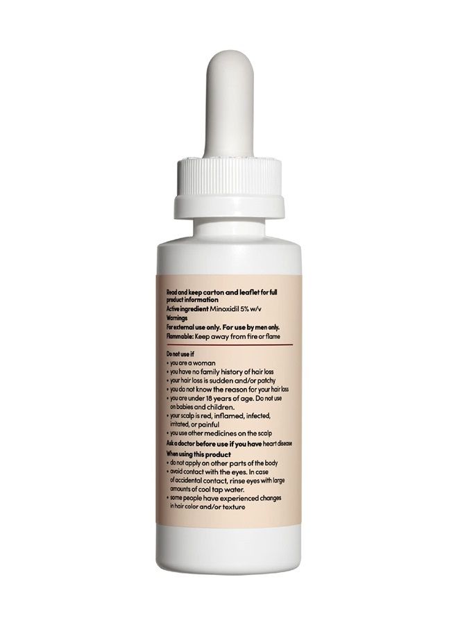 Extra Strength Hair Regrowth Treatment For Men With 5% Topical Minoxidil Solution For Hair Loss And Thinning Hair, Unscented, 2 Pack