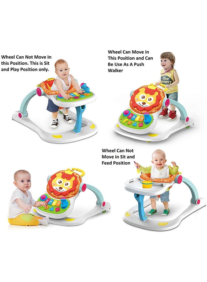 Foldable Portable Entertainer Unique Detailed Design Sturdy And Durable Lion Walker