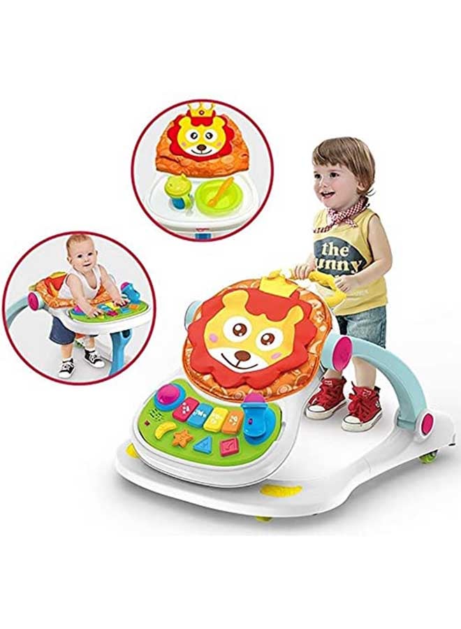 4-In-1 Multifuntional Adjustable Entertainer Detailed Designed Lion Walker