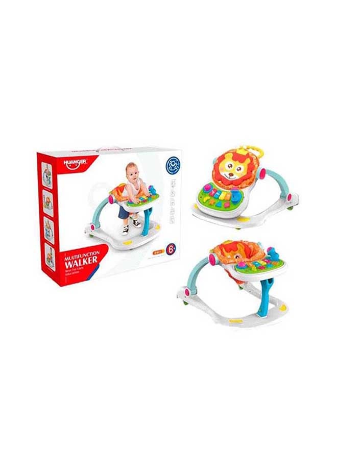 4-In-1 Multifuntional Adjustable Entertainer Detailed Designed Lion Walker