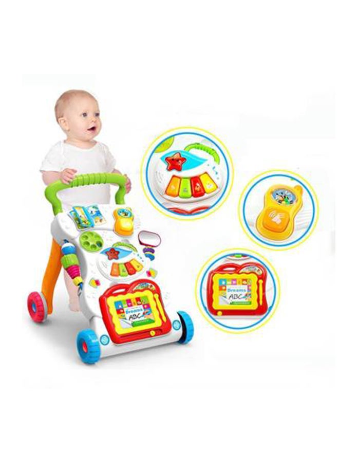 Piano Pattern Baby Musical Walker