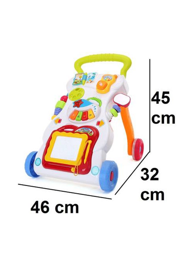 Piano Pattern Baby Musical Walker