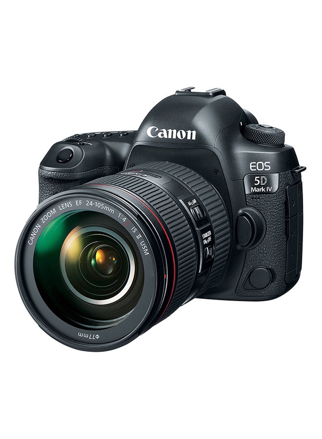 EOS 5D Mark IV DSLR With EF 25-105mm f/4L IS II USM Lens 30.4 MP,LCD Touchscreen, Built-In Wi-Fi And GPS Geotagging Technology