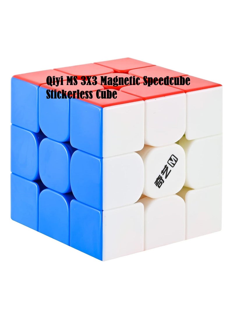 Qiyi MS 3X3 Magnetic Speedcube Stickerless Cube