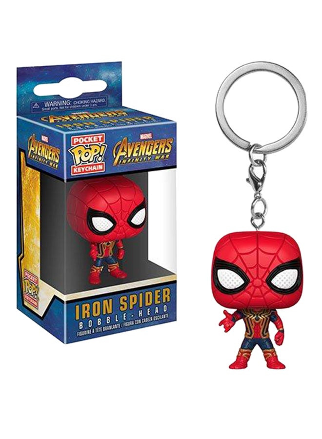 Avengers Infinity War Spider Man POP Bobblehead Keychain 2 x 1.5 x 2inch