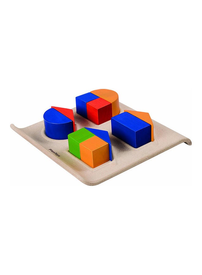 PlanToys - Fraction Fun 19 x 5.5 x 19cm