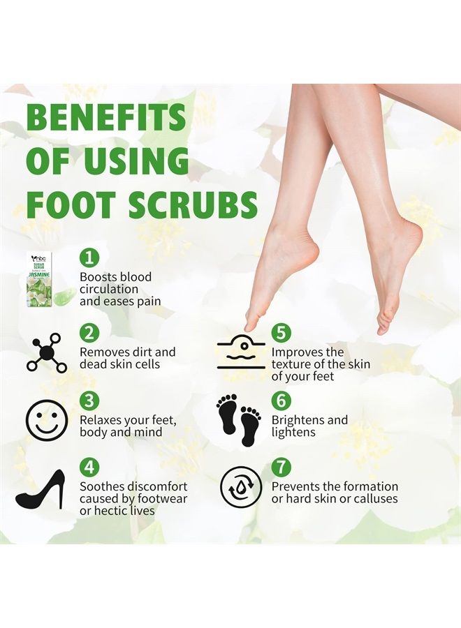 Foot Scrub For Pedicure,Foot Exfoliating Scrub Suagr Scrub Pedicure Gel For Feet,Pedicure Foot Spa Supplies For Dry Feet, Make Baby Soft Feet 16 Packs A Box, Lavender